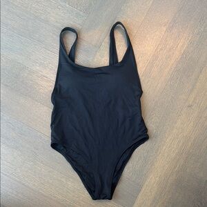 Zara Black One Piece Swimsuit